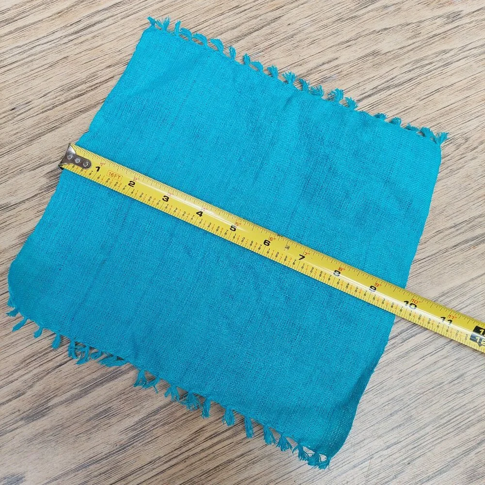 FREE WITH PURCHASE Set of two small blue linen mats